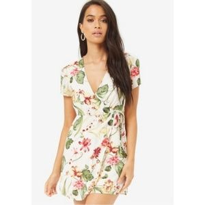 Floral Wrapped Dress